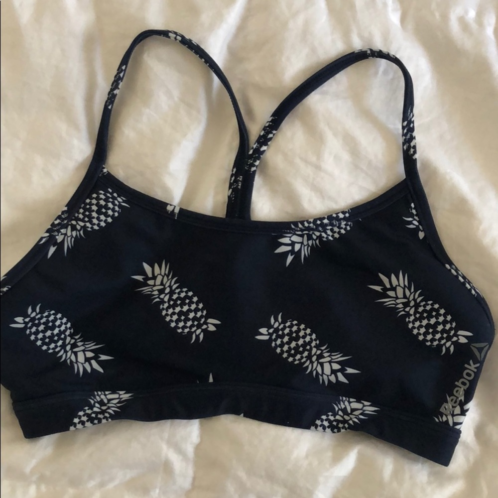 Reebok pineapple sports bra